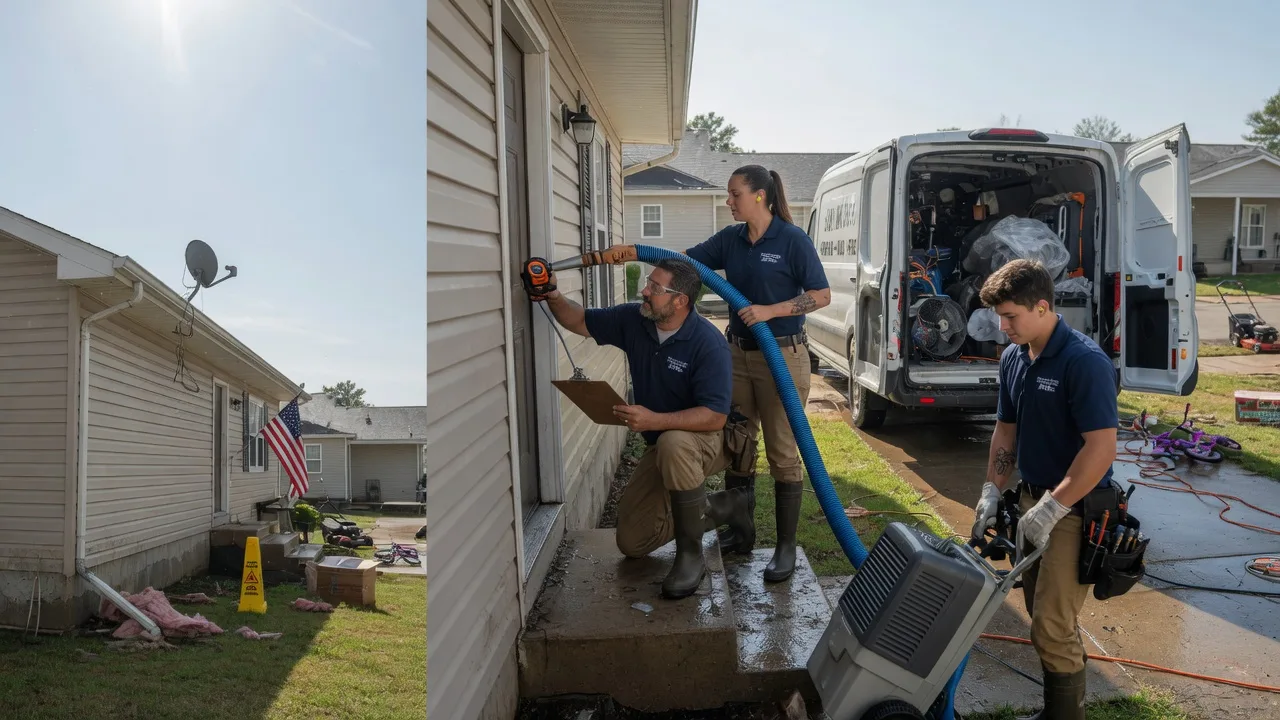 Ceiling Water Damage Restoration in Merrill, MI near me